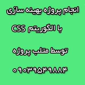 انجام پروژه بهینه سازی با css