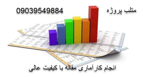 انجام کار آماری مقاله