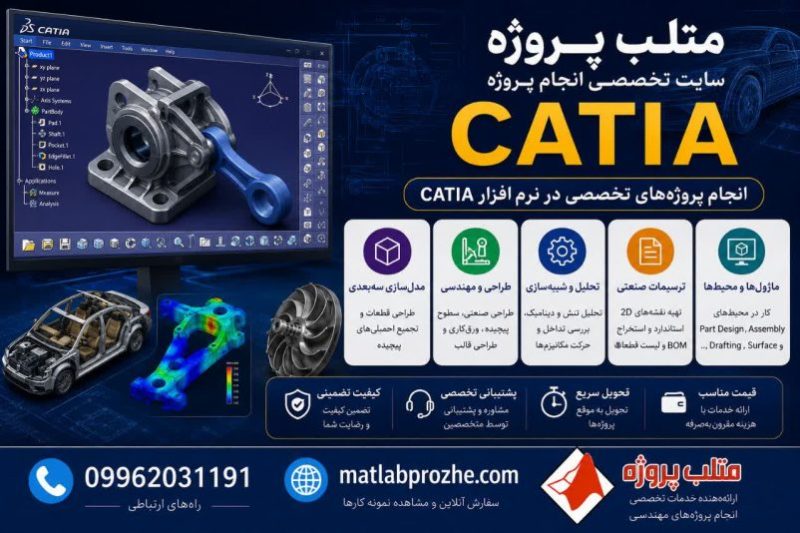 انجام پروژه کتیا